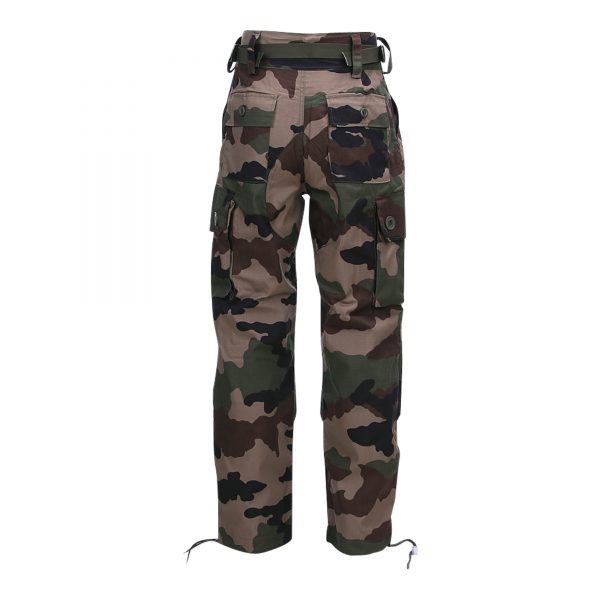111310 Smock pants Recon1 <big>Smock pants Recon Ripstop broek Franse Camo gemaakt van 65% polyester en 35% katoen</big> <strong>Kenmerken:</strong> <ul> <li><big>Voorzien van 6 opbergzakken </big></li> <li><big>Knie-bescherming ( eventueel verwijderbaar )</big></li> <li><big>Breedte onderkant broekspijp verstelbaar door middel van rits </big></li> <li><big>Enkele molle aansluitingen </big></li> <li><big>Broek verstelbaar met koorden en riemen</big></li> </ul> <a title="Maattabel" href="https://dump.dev.newagents.nl/wp-content/uploads/2021/10/111310-Smock-pants-Recon.pdf" target="_blank" rel="noopener noreferrer"><button><span style="color: #ef471f; font-size: medium;"><strong>Maattabel</strong></span></button></a>