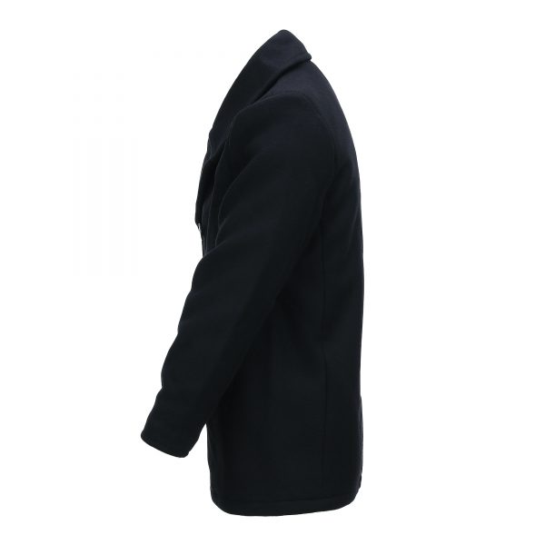 129474 Marine Jekker <big>Deze klassieke Fostex Marine jas zwart is perfect voor de koudere dagen en biedt veel comfort. De pea coat is een stevige en warme jas welke als eerst gedragen werd door U.S. Navy personeel.</big> <strong>Materiaal: </strong>50% wol en 50% viscose Voering 100% polyester <strong>Eigenschappen:</strong> <ul> <li><big>2 rijen knopen met anker opdruk (totaal 6)</big></li> <li><big>2 steekzakken</big></li> <li><big>1 binnenzak</big></li> </ul> <a title="Maattabel" href="https://dump.dev.newagents.nl/wp-content/uploads/2022/11/129474-Marine-Jekker-maattabel.pdf" target="_blank" rel="noopener noreferrer"><button><span style="color: #ef471f; font-size: medium;"><strong>Maattabel</strong></span></button></a>