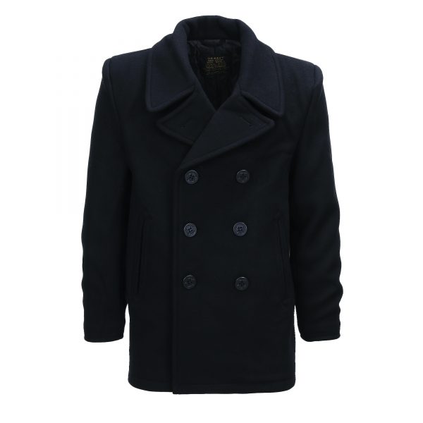 129474 Marine Jekker1 <big>Deze klassieke Fostex Marine jas zwart is perfect voor de koudere dagen en biedt veel comfort. De pea coat is een stevige en warme jas welke als eerst gedragen werd door U.S. Navy personeel.</big> <strong>Materiaal: </strong>50% wol en 50% viscose Voering 100% polyester <strong>Eigenschappen:</strong> <ul> <li><big>2 rijen knopen met anker opdruk (totaal 6)</big></li> <li><big>2 steekzakken</big></li> <li><big>1 binnenzak</big></li> </ul> <a title="Maattabel" href="https://dump.dev.newagents.nl/wp-content/uploads/2022/11/129474-Marine-Jekker-maattabel.pdf" target="_blank" rel="noopener noreferrer"><button><span style="color: #ef471f; font-size: medium;"><strong>Maattabel</strong></span></button></a>
