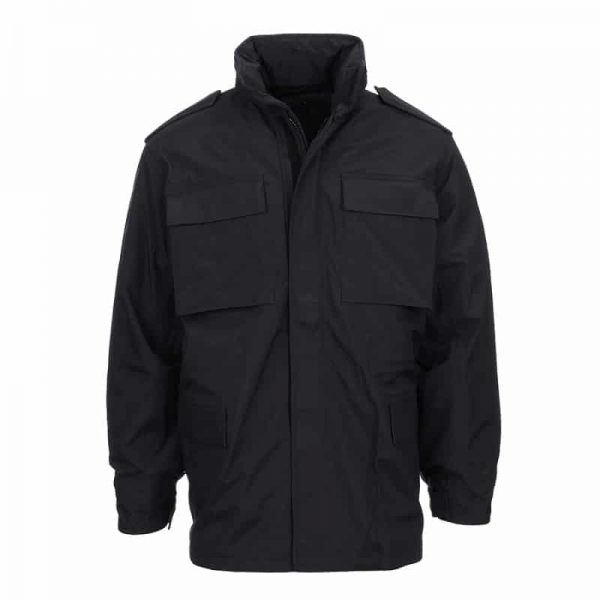 129500 Security jas Taslan Security jas Taslan van 100% polyamide voering van 100% polyester. <div class="colordesc">Zwart</div>
