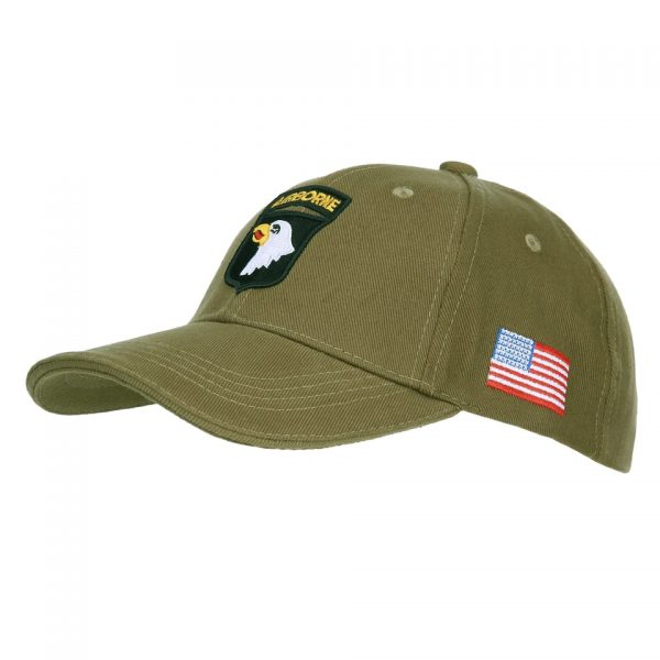 BASEBALL CAP 101ST AIRBORNE1 Baseball cap van 100% katoen. <div class="colordesc">Groen</div>