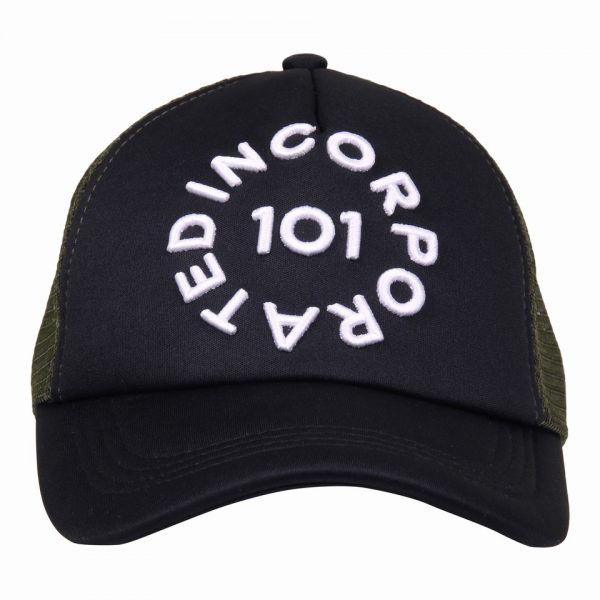 BASEBALL CAP MESH 101 INC 21 Baseball cap van katoen/polyester met aan de achterzijde mesh De cap is verstelbaar en heeft een print op de voorzijde van de cap. &nbsp;