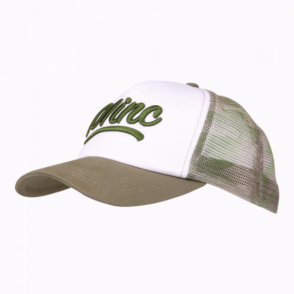 BASEBALL CAP MESH 101 INC 8 Baseball cap van katoen/polyester met aan de achterzijde mesh De cap is verstelbaar en heeft een print op de voorzijde van de cap.