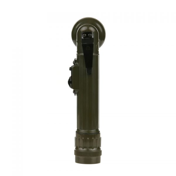 KINDER ARMY LAMP LED2 <div class="colordesc">Kinder army led lamp Groen met broekclip Deze led lam beschikt over vier verschillende kleuren en brandt op 2 AA batterijen.</div>