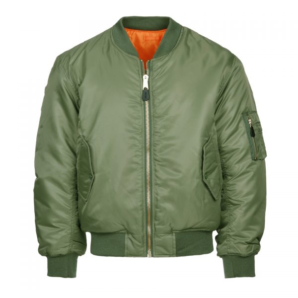 MA 1 BOMBER JACK1 <strong>Materiaal:</strong> 100% hoogwaardig nylon ✔ <strong>Warme gewatteerde jas</strong> met binnenvoering ✔ <strong>Metalen ritssluiting</strong> voor extra duurzaamheid ✔ <strong>Twee steekzakken met drukknoop</strong> op de voorzijde ✔ <strong>Armzakje met metalen rits</strong> voor kleine accessoires ✔ <strong>Omkeerbare oranje binnenvoering</strong> voor extra zichtbaarheid ✔ <strong>Lage kraag</strong> voor een tijdloze look ✔ <strong>Verkrijgbaar in XXS t/m XXL</strong>, inclusief <strong>XS voor tieners vanaf 15 jaar</strong> <strong>Gewicht:</strong> 900 g <strong>Merk:</strong> Fostex Garments <strong>Perfect voor:</strong> <ul> <li>Beveiligingspersoneel & outdoor activiteiten</li> <li>Fans van militaire stijl & urban fashion</li> <li>Bescherming tegen kou en wind in alle seizoenen</li> <li>Streetwear en casual looks</li> </ul> Met zijn <strong>authentieke ontwerp</strong>, <strong>functionaliteit</strong> en <strong>tijdloze stijl</strong> is de <strong>MA-1 bomber jacket</strong> een must-have voor zowel militaire liefhebbers als modebewuste dragers! Voor de dames is het belangrijk om waarschijnlijk 1 maat kleiner te bestellen. <div><strong>Twijfel je over de maat, bestel dan één maatje groter. De jas valt wat kleiner uit.</strong></div> <div><a title="Maattabel" href="https://dump.dev.newagents.nl/wp-content/uploads/2025/01/Bomber-jas-dump.dev.newagents.nl_.pdf" target="_blank" rel="noopener noreferrer"><button><span style="color: #ef471f; font-size: medium;"><strong>Maattabel</strong></span></button></a></div>