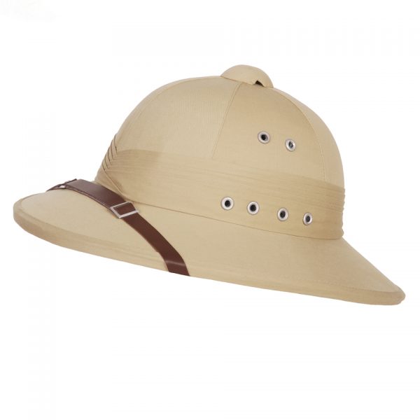 Tropenhelm Tropenhelm van 100% kunststof Khaki.