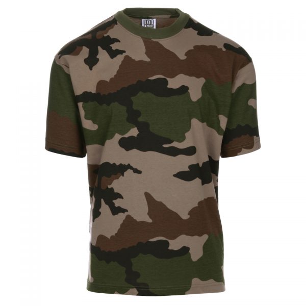 frans camo Ons Recon French Camo T-shirt, vervaardigd uit 100% katoen, combineert comfort en stijl op een unieke manier. Of je nu de wildernis verkent of gewoon door de stad slentert, dit T-shirt past bij elke omgeving. Met aandacht voor detail en gemaakt van duurzame materialen, biedt dit shirt niet alleen een geweldige pasvorm, maar ook de vrijheid om te bewegen tijdens al je avonturen. Kies voor kwaliteit, kies voor ons Recon French Camo T-shirt. Gemaak van 100% katoen. <div class="colordesc">Frans Camo</div>