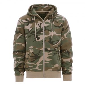 Hoodie met rits sluiting (B keus) - Woodland