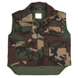 Kinder bodywarmer woodland