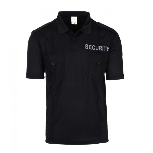 secu Polo shirt security van 100% polyester. <div class="colordesc">Zwart</div>