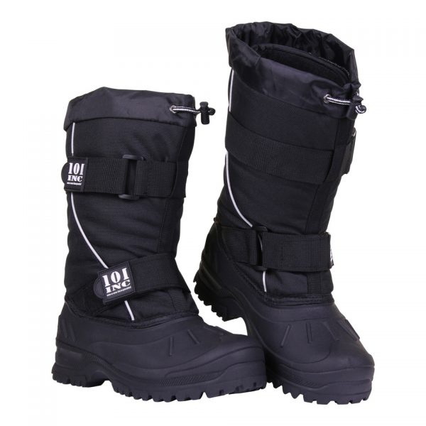 COLD WEATHER BOOTS Ontdek de robuuste 101INC® winterlaarzen, ontworpen voor extreme kou. Uitgerust met een uitneembare 9mm Felt isolatievoering, bieden deze laarzen uitzonderlijk comfort en grip in winterse omstandigheden. Volledig verstelbaar met klittenband en voorzien van een waterdicht materiaal voor optimale bescherming.