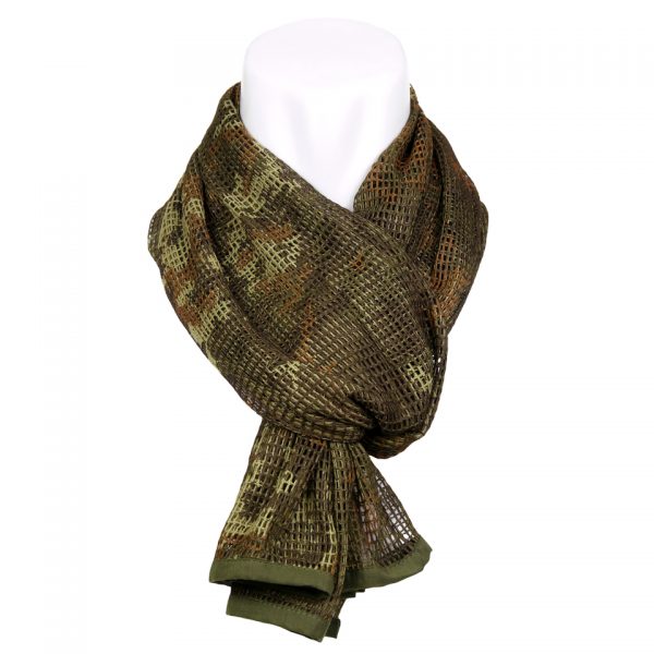 COMBAT SJAAL Combat sjaal Ital. Camo <strong>Afmetingen: </strong> 175 x 100 cm. <strong>Materiaal: </strong>65% polyester en 35% katoen. &nbsp;