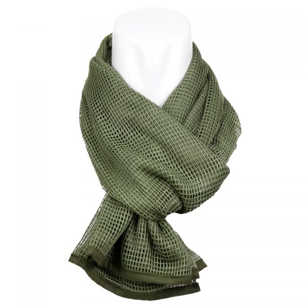 COMBAT SJAAL1 Combat sjaal Groen <strong>Afmetingen: </strong> 175 x 100 cm. <strong>Materiaal: </strong>65% polyester en 35% katoen.