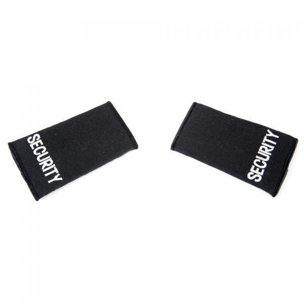 EPAULETTE SECURITY Epaulette security 100% katoen. <div class="colordesc">Zwart</div>