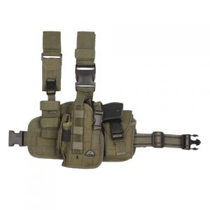 Hip molle leg holster links