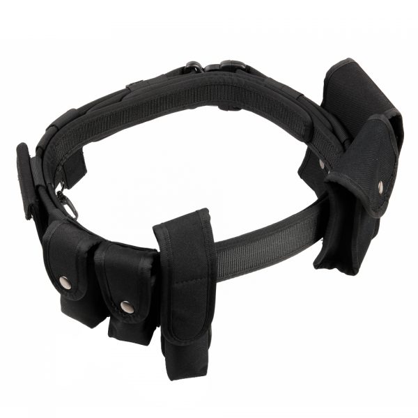 POLITIE KOPPEL DE LUXE Politie koppel riem deluxe van 100% nylon. <div class="colordesc">zwart</div>