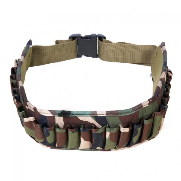 RIEM VOOR PATRONEN DE LUXE Riem voor patronen van nylon en neopreen. Verstelbaar tot 150 cm. <div class="colordesc">woodland</div>