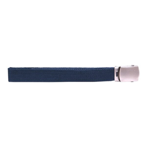 Tropenkoppel met chrome gesp1 <big>Tropenkoppel gemaakt van 100% katoen/canvas met een chromen gesp.</big> <strong>Kenmerken:</strong> <ul> <li><big>Breedte: 30 mm</big></li> <li><big>Lengte: 130 cm</big></li> <li><big>Chromen gesp</big></li> <li><big>Verkrijgbaar in 9 kleuren</big></li> </ul> <big><strong>Materiaal</strong>: 100% katoen/canvas​</big>