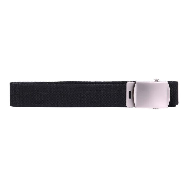 Tropenkoppel met chrome gesp2 <big>Tropenkoppel gemaakt van 100% katoen/canvas met een chromen gesp.</big> <strong>Kenmerken:</strong> <ul> <li><big>Breedte: 30 mm</big></li> <li><big>Lengte: 130 cm</big></li> <li><big>Chromen gesp</big></li> <li><big>Verkrijgbaar in 9 kleuren</big></li> </ul> <big><strong>Materiaal</strong>: 100% katoen/canvas​</big>