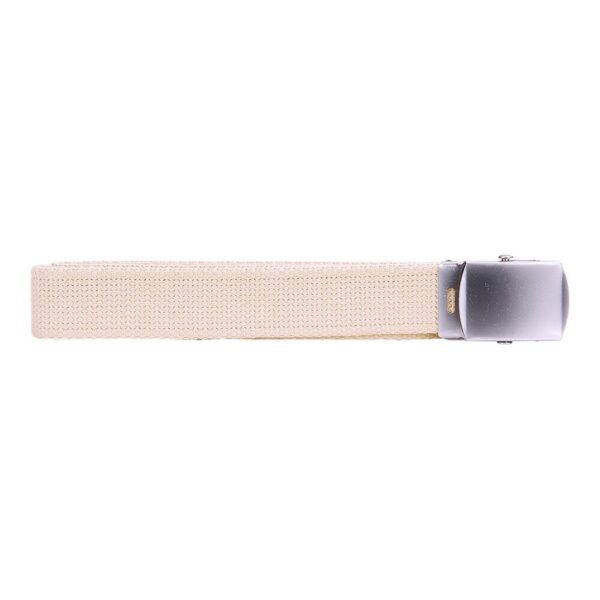 Tropenkoppel met chrome gesp3 <big>Tropenkoppel gemaakt van 100% katoen/canvas met een chromen gesp.</big> <strong>Kenmerken:</strong> <ul> <li><big>Breedte: 30 mm</big></li> <li><big>Lengte: 130 cm</big></li> <li><big>Chromen gesp</big></li> <li><big>Verkrijgbaar in 9 kleuren</big></li> </ul> <big><strong>Materiaal</strong>: 100% katoen/canvas​</big>