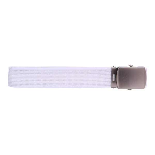 Tropenkoppel met chrome gesp4 <big>Tropenkoppel gemaakt van 100% katoen/canvas met een chromen gesp.</big> <strong>Kenmerken:</strong> <ul> <li><big>Breedte: 30 mm</big></li> <li><big>Lengte: 130 cm</big></li> <li><big>Chromen gesp</big></li> <li><big>Verkrijgbaar in 9 kleuren</big></li> </ul> <big><strong>Materiaal</strong>: 100% katoen/canvas​</big>