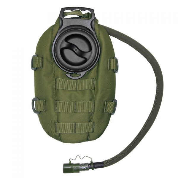 WATERPACK WITH 1.5 LTR. WATERBLADDER1 Water pouch met een inhoud van 1,5 liter. Gemaakt van 100% nylon. <div class="colordesc">groen</div>