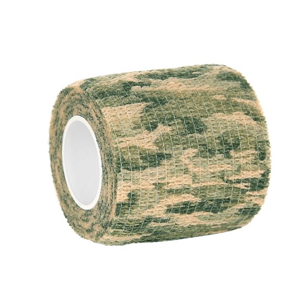 469352 Camo wrap 101 INC Stretch bandage van 100% polyester. <strong>Afmeting:</strong> 4 m x 5 cm
