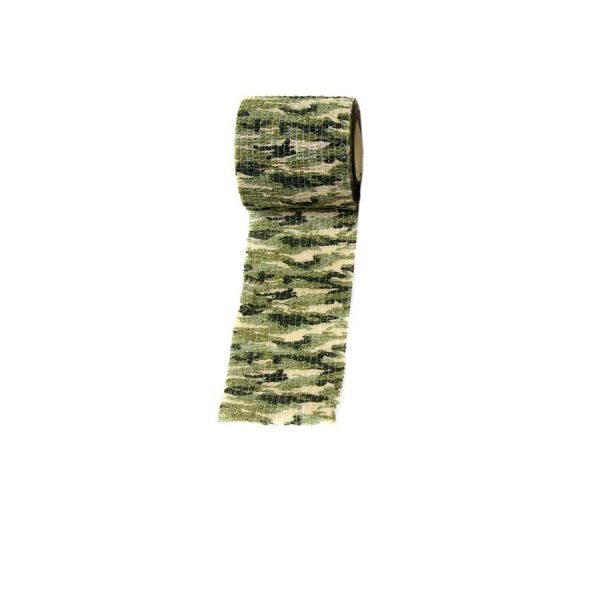 469352 Camo wrap 101 INC3 Stretch bandage van 100% polyester. <strong>Afmeting:</strong> 4 m x 5 cm