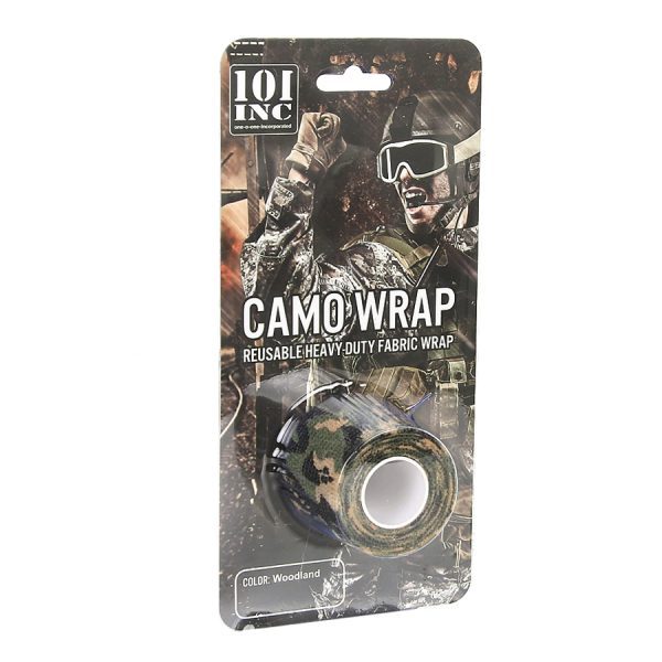 469352 Camo wrap 101 INC5 Stretch bandage van 100% polyester. <strong>Afmeting:</strong> 4 m x 5 cm