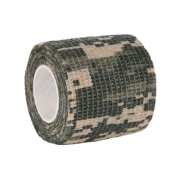 469352 Camo wrap 101 INC6 Stretch bandage van 100% polyester. <strong>Afmeting:</strong> 4 m x 5 cm