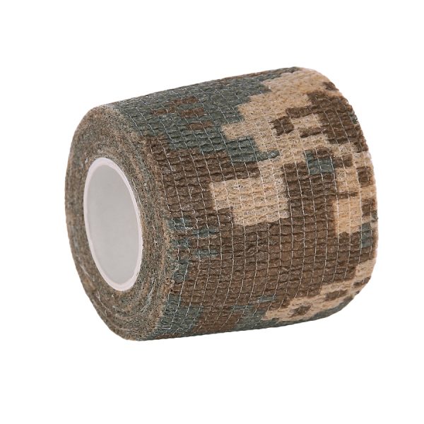 469352 Camo wrap 101 INC7 Stretch bandage van 100% polyester. <strong>Afmeting:</strong> 4 m x 5 cm