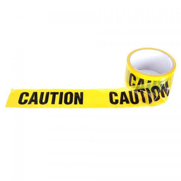 AFZETLINT CAUTION Afzetlint met tekst Afmeting: 48 mm x 30 mtr.