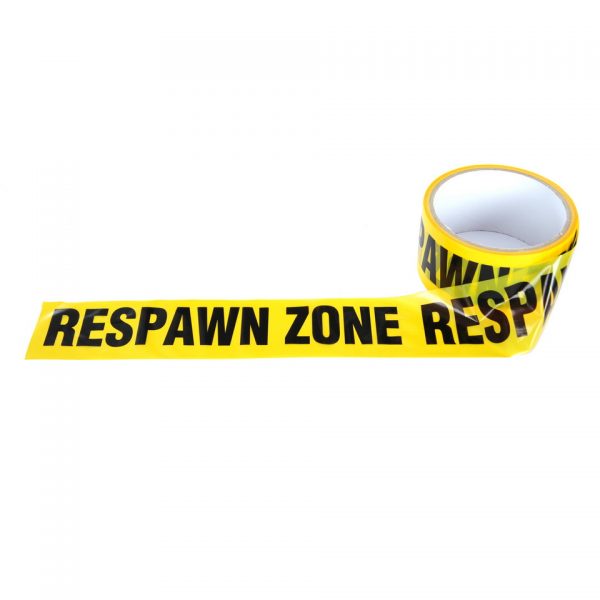 AFZETLINT RESPAWN ZONE Afzetlint met tekst Afmeting: 48 mm x 30 mtr.