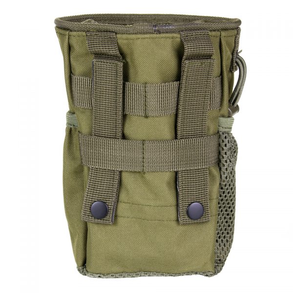 DUMP POUCH2 Deze <strong>opvouwbare dump pouch</strong> van <strong>101 INC</strong> is een onmisbare accessoire voor iedereen die actief bezig is met tactische operaties, airsoft of outdoor activiteiten. Gemaakt van <strong>100% nylon</strong>, met <strong>klittenbandsluiting</strong>, <strong>trekkoord</strong> en <strong>Molle clips</strong> voor eenvoudige bevestiging. Compact, lichtgewicht en toch duurzaam. <strong>Belangrijkste voordelen:</strong> <ul> <li><strong>Opvouwbaar design</strong> voor gemakkelijke opslag</li> <li><strong>100% nylon</strong>: lichtgewicht en slijtvast</li> <li>Voorzien van <strong>klittenband, trekkoord en Molle clips</strong></li> <li>Geschikt voor gebruik tijdens tactische operaties, airsoft en outdoor activiteiten</li> <li><strong>Compacte afmeting</strong>: 20 x 14,5 x 12 cm</li> </ul>
