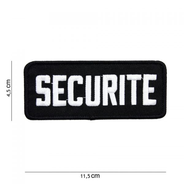 EMBLEEM STOF SECURITE 11401 5015 Embleem met tekst/afbeelding van stof. &nbsp;