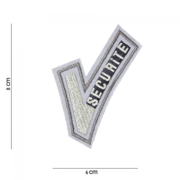 EMBLEEM STOF SECURITE REFLECTIVE 11101 5013 Embleem met tekst/afbeelding van stof. &nbsp;