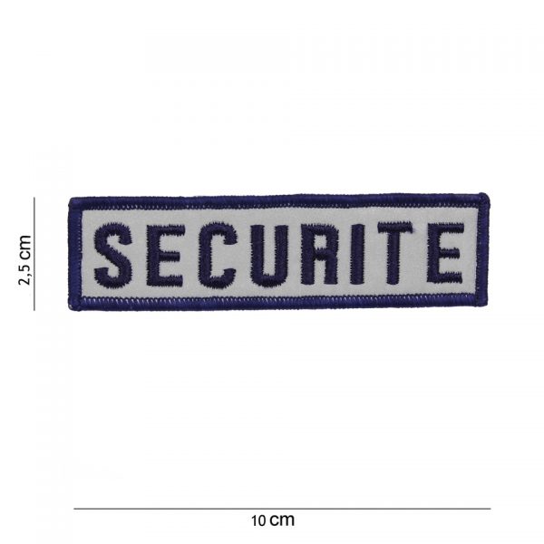EMBLEEM STOF SECURITE REFLECTIVE 11401 5014 Embleem met tekst/afbeelding van stof. &nbsp;
