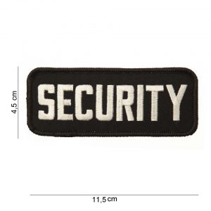 Embleem stof security (dun) #2019