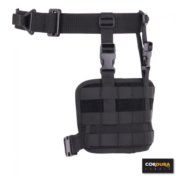 MOLLE BEEN PANEEL CORDURA LQ16170 Been paneel gemaakt van Cordura Fabric. Voorzien van molle en velcro om materiaal aan te bevestigen. Twee verstelbare straps om het paneel te bevestigen aan de koppel/riem. Kenmerken: - Volledig verstelbaar / modulair systeem - Twee verstelbare straps om te bevestigen aan riem - Voorzien van Molle en velcro - Cordura Fabric Afmeting: Hoogte: 15,5 cm Breedte: 26 cm. <div class="colordesc">Zwart</div>