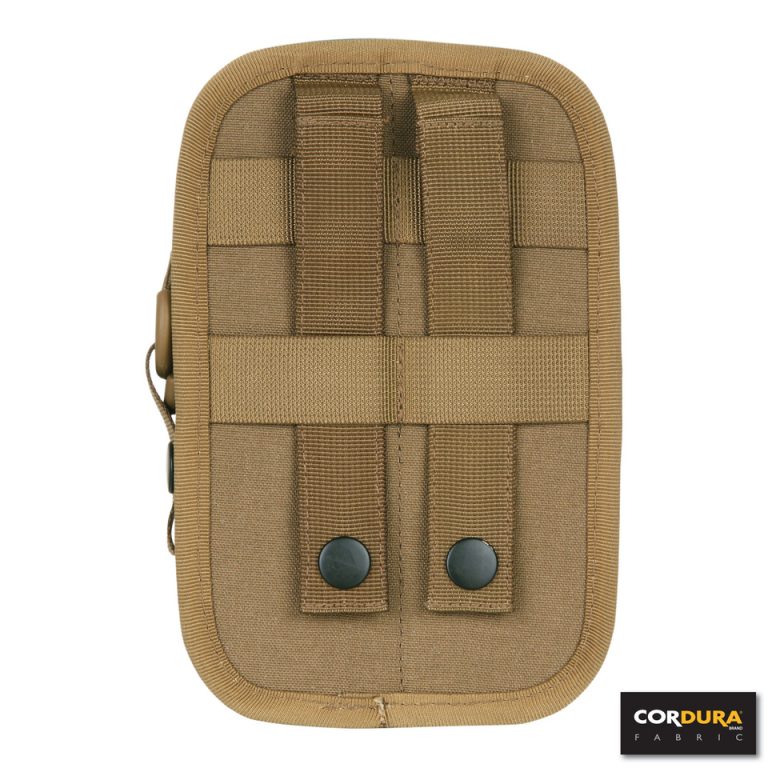 PADDED UTILITY POUCH CORDURA LQ161687 Utility Pouch gemaakt van Cordura Fabric Nylon. Multifunctionele pouch tijdens outdoor activiteiten of dienst. <strong>Kenmerken:</strong> <ul> <li>Voorzien van Molle</li> <li>YKK rits</li> <li>Cordura Fabric</li> <li>Versterkte achterkant pouch</li> <li>Riem om ritsen vast te zetten</li> <li>Klein opberg compartiment voorzijde</li> </ul> <strong>Afmeting: </strong>20 x 12 x 6 cm zwart