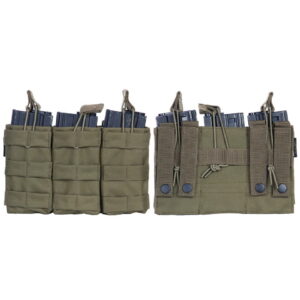 Triple open top M4 mag pouch