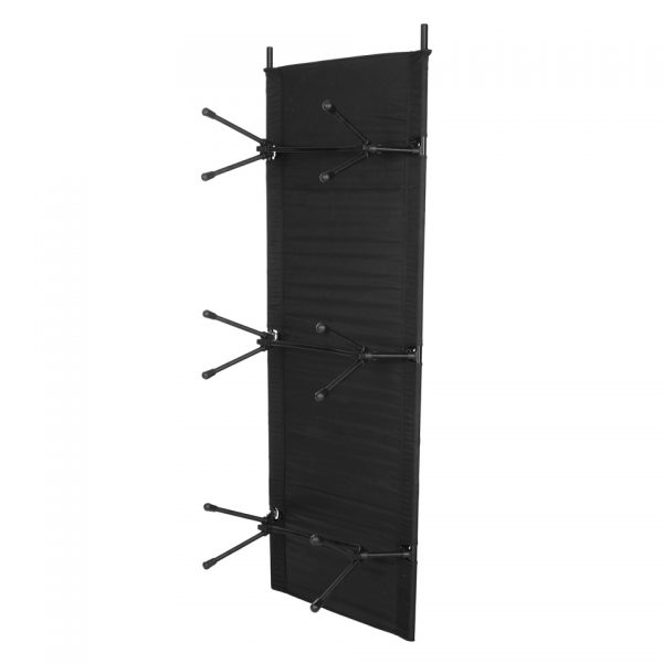 VELDBED LICHTGEWICHT2 Lichtgewicht Veldbed - High-End Aluminium Frame Dit lichtgewicht veldbed biedt het summum aan comfort en gemak voor avonturiers en reizigers. Met een robuust aluminium frame is dit veldbed duurzaam en toch zeer licht van gewicht, waardoor het ideaal is voor verschillende outdoor activiteiten zoals kamperen, vissen en reizen. Niet alleen geschikt voor avontuurlijke uitjes, maar ook perfect als logeerbed voor gasten. Het innovatieve ontwerp maakt het veldbed snel en moeiteloos in- en uitklapbaar, waardoor het gebruiksgemak optimaal is. Bovendien is het bed zeer compact op te bergen in de bijgeleverde draagtas, waardoor je het gemakkelijk overal mee naartoe kunt nemen. Specificaties: <ul> <li>Afmetingen bed: 190 x 68 x 38 cm</li> <li>Afmetingen ingepakt draagtas: 60 x 20 cm</li> <li>Draagvermogen: 125 kg</li> <li>Materiaal stof: Nylon</li> <li>Materiaal frame: Aluminium</li> </ul> Dankzij het ruime ligoppervlak van 190 x 68 cm kun je genieten van een goede nachtrust, zelfs in de wildernis. Het sterke draagvermogen van 125 kg zorgt voor een veilige en comfortabele slaapervaring. De stoffen bekleding van nylon is duurzaam en gemakkelijk schoon te houden, perfect voor avonturen in de natuur. Het aluminium frame biedt de nodige stabiliteit zonder extra gewicht toe te voegen. Het lichtgewicht veldbed met high-end aluminium frame is de ideale metgezel voor avonturiers die op zoek zijn naar comfort en mobiliteit. Bestel nu en ervaar de ultieme ontspanning tijdens je outdoor activiteiten en reizen!