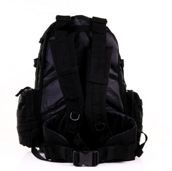 RUGZAK ASSAULT 3 DAYS INHOUD 60 LITER5 Rugzak assault 3-days van 100% nylon <strong>Inhoud:</strong> 60 liter <strong>Afmetingen:</strong> Onder 30 x 16 x 52 cm. Boven 30 x 25 x 52 cm. 2 zakken van 13 x 7 x 20 cm <div class="colordesc">Zwart</div>