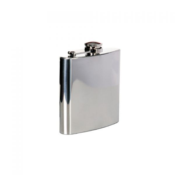 ZAKFLES 6 OUNCE CHROOM Zakfles 6 ounce van 100% RVS. <div class="colordesc">zilver/chrome</div>