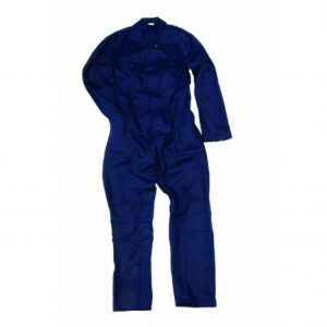 Overall katoen met drukknoop KM - Navy Blauw