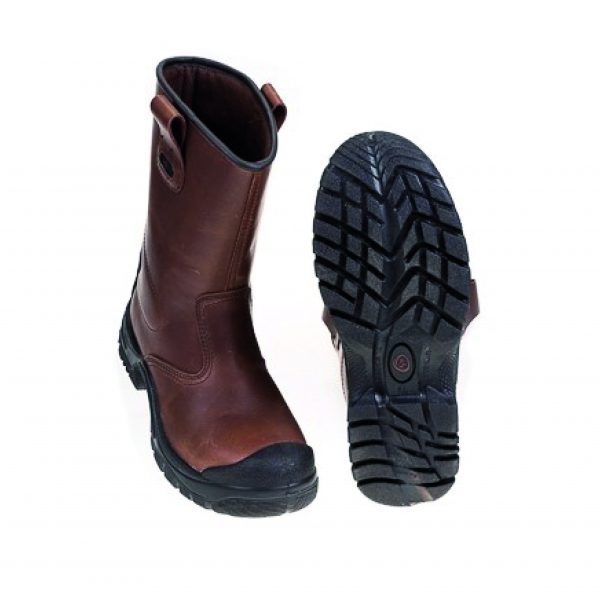 werklaars bruin <div>Merk: <span id="bestelnummer">Km Safety</span></div> <div>Materiaal: <span id="bestelnummer">Buffalo Crazy Horse Leather met PU/TPU zool</span></div> <div> Km Safety Footwear met EN345 Normering. (Nieuw: De zogenaamde bruin ongevoerd) Cambrella gevoerd offshore boot met Stalen Neus, Stalen Tussenzool, kruipneus en anti-slipzool. Waterafstotend, Antistatisch, Schokabsorberende hiel en stevig profiel. Geschikt voor Sector Bouw, Offshore, Metaal, Transport, Contructie, Agrarische Sector. Uitgevoerd in zeer mooie kwaliteit leer! <div class="colordesc">bruin</div> </div>