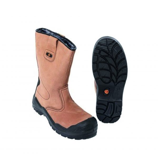 werklaarsbeige gevoerd <div>Merk: <span id="bestelnummer">Km Footwear</span></div> <div>Materiaal: <span id="bestelnummer">Cow Crazy Horse Leather / Fur Lining</span></div> <div> Km Safety Footwear met EN345 Normering Gevoerde Offshore Boot met Stalen neus, Stalen Tussenzool, Kruipneus, Anti-Slipzool, Waterafstotend, Antistatisch, Schokabsorberende hiel en stevig profiel. Geschikt voor Sector Bouw, Offshore, Metaal, Transport, Contructie, Agrarische Sector. Uitgevoerd in zeer mooie kwaliteit bruin leer. <div class="colordesc">bruin beige</div> </div>