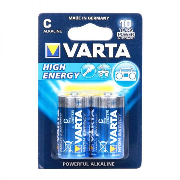 365113 Varta batterij C cell Varta batterij C-cell 2 stuks op een blister. &nbsp;