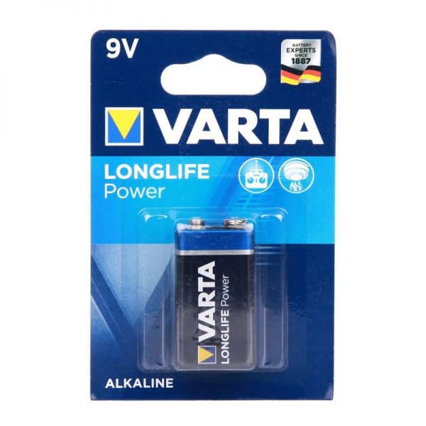 365115 Varta blokje 9 volt batterij Varta blokje batterij 9 V.