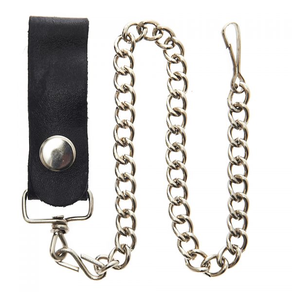 BEURSKETTING Beursketting van 100% metaal Lengte zonder leer: 39 cm Lengte totaal: 46 cm &nbsp;